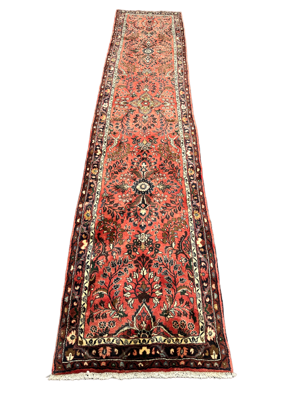 Handgeknüpfter Perser Orientteppich: Mehrewan Läufer 384x84cm