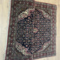 Orientteppich handgeknüpft Bidjar Schurwolle 166x115 cm