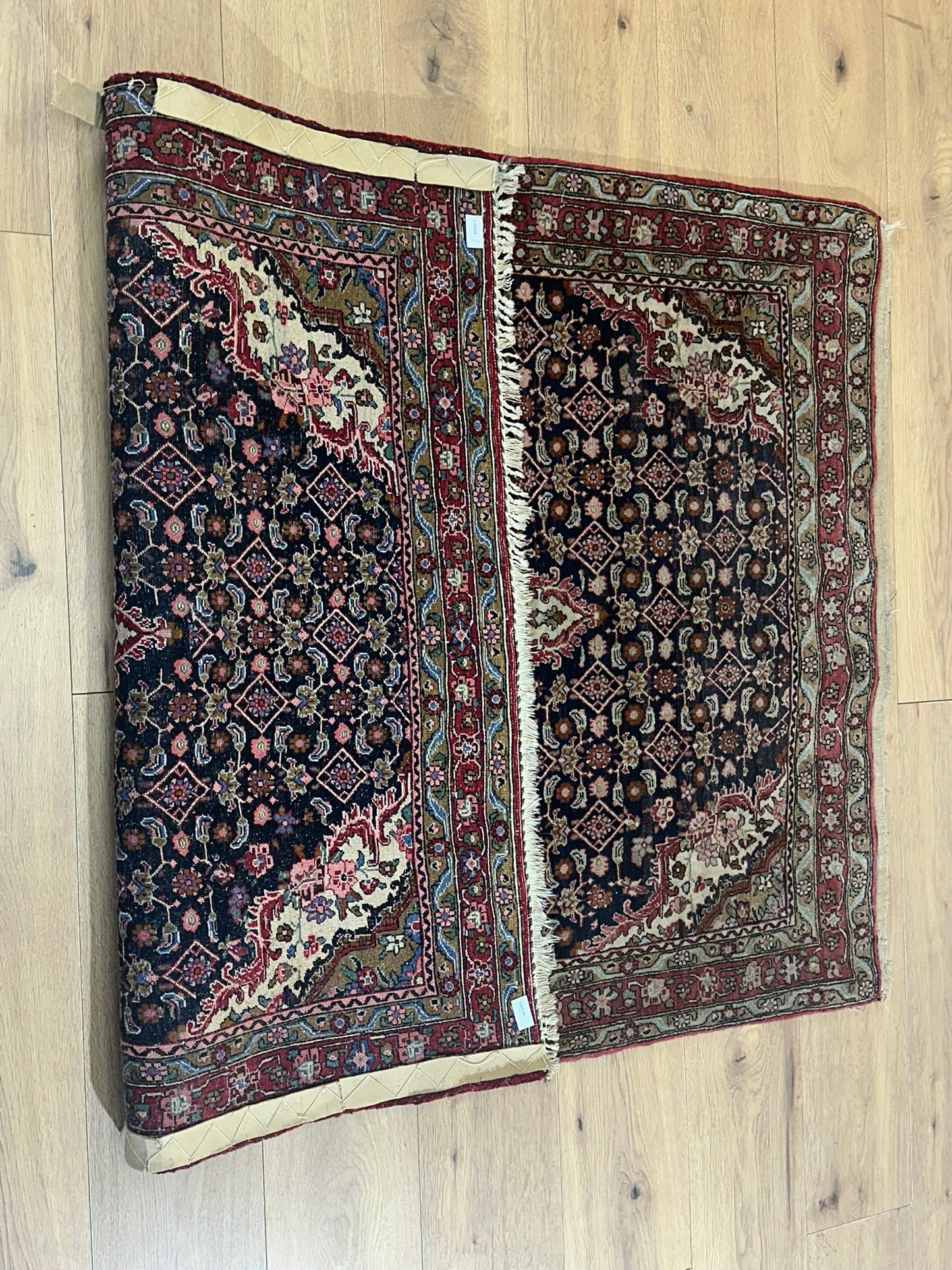 Orientteppich handgeknüpft Bidjar Schurwolle 166x115 cm