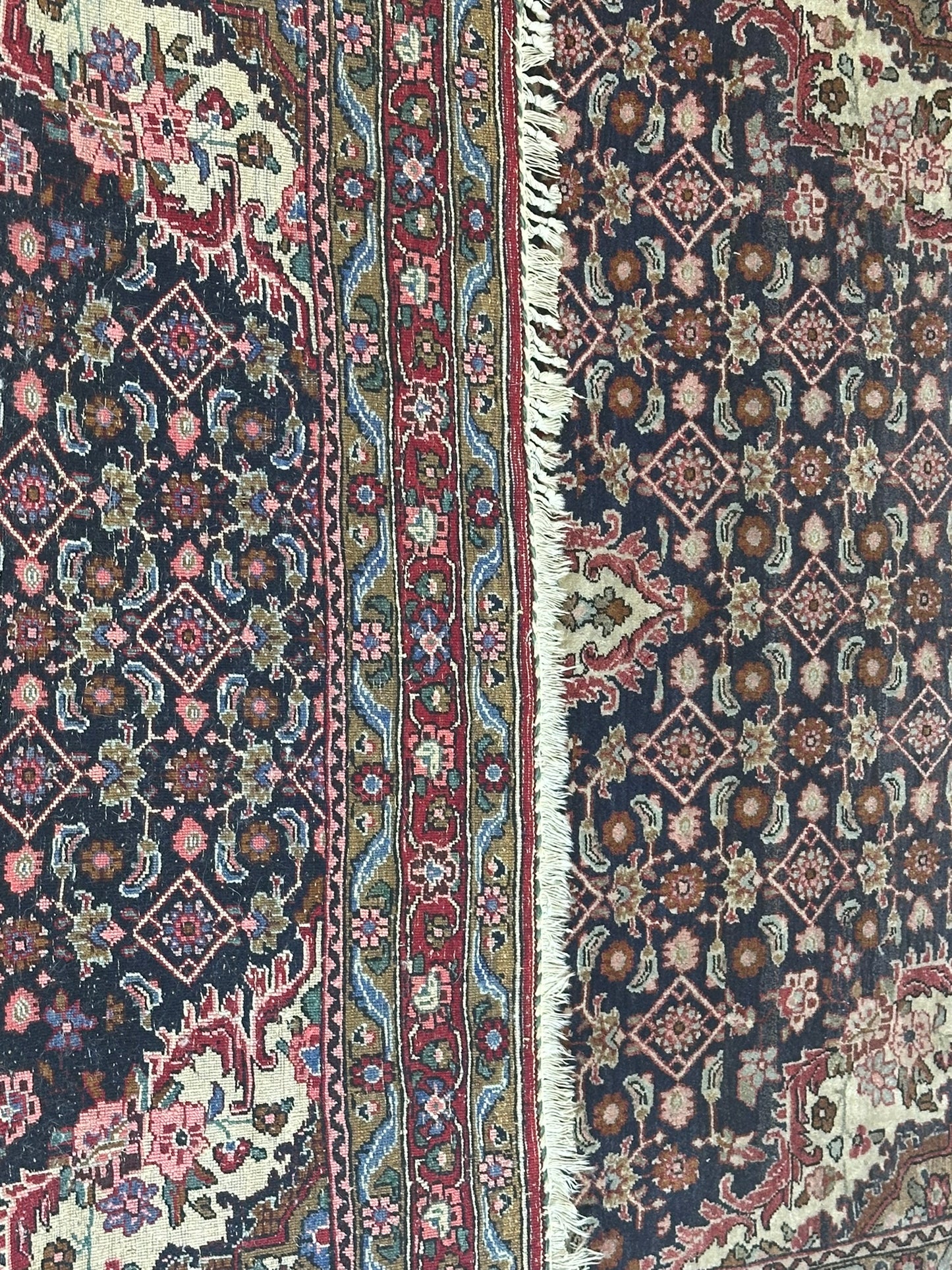 Orientteppich handgeknüpft Bidjar Schurwolle 166x115 cm