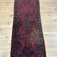 Antik Orientteppich handgeknüpft Sarough American Re-Import Wolle naturfarben 190x78 cm