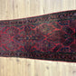 Antik Orientteppich handgeknüpft Sarough American Re-Import Wolle naturfarben 190x78 cm