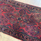 Antik Orientteppich handgeknüpft Sarough American Re-Import Wolle naturfarben 190x78 cm