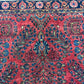 Antik Orientteppich handgeknüpft Sarough American Re-Import Wolle naturfarben 190x78 cm