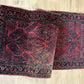 Antik Orientteppich handgeknüpft Sarough American Re-Import Wolle naturfarben 190x78 cm