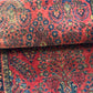Antik Orientteppich handgeknüpft Sarough American Re-Import Wolle naturfarben 190x78 cm