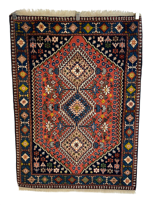 Orientteppich handgeknüpft Gaschgai Yalameh Wolle 157x113 cm