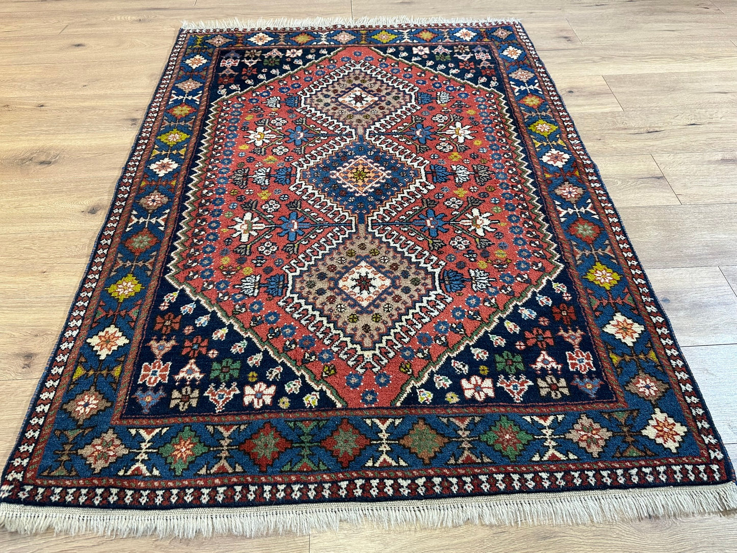 Orientteppich handgeknüpft Gaschgai Yalameh Wolle 157x113 cm