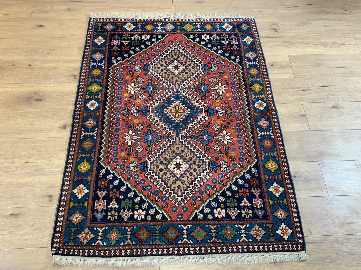 Orientteppich handgeknüpft Gaschgai Yalameh Wolle 157x113 cm
