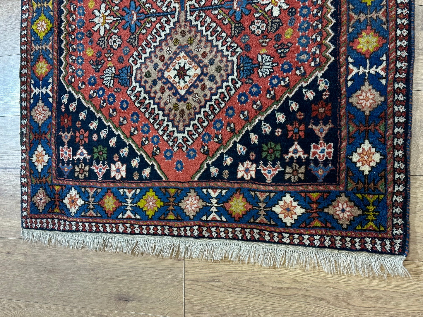 Orientteppich handgeknüpft Gaschgai Yalameh Wolle 157x113 cm