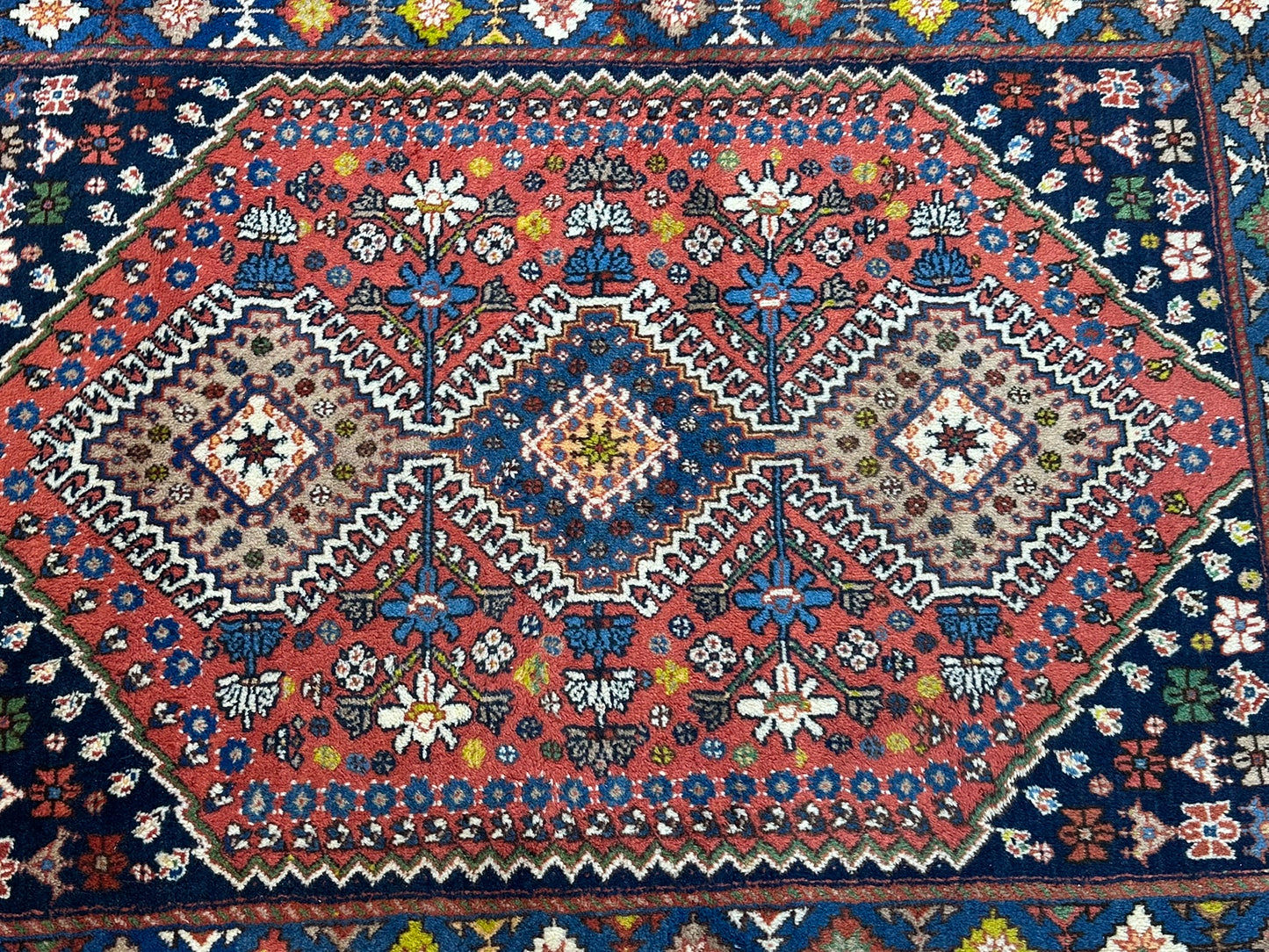 Orientteppich handgeknüpft Gaschgai Yalameh Wolle 157x113 cm