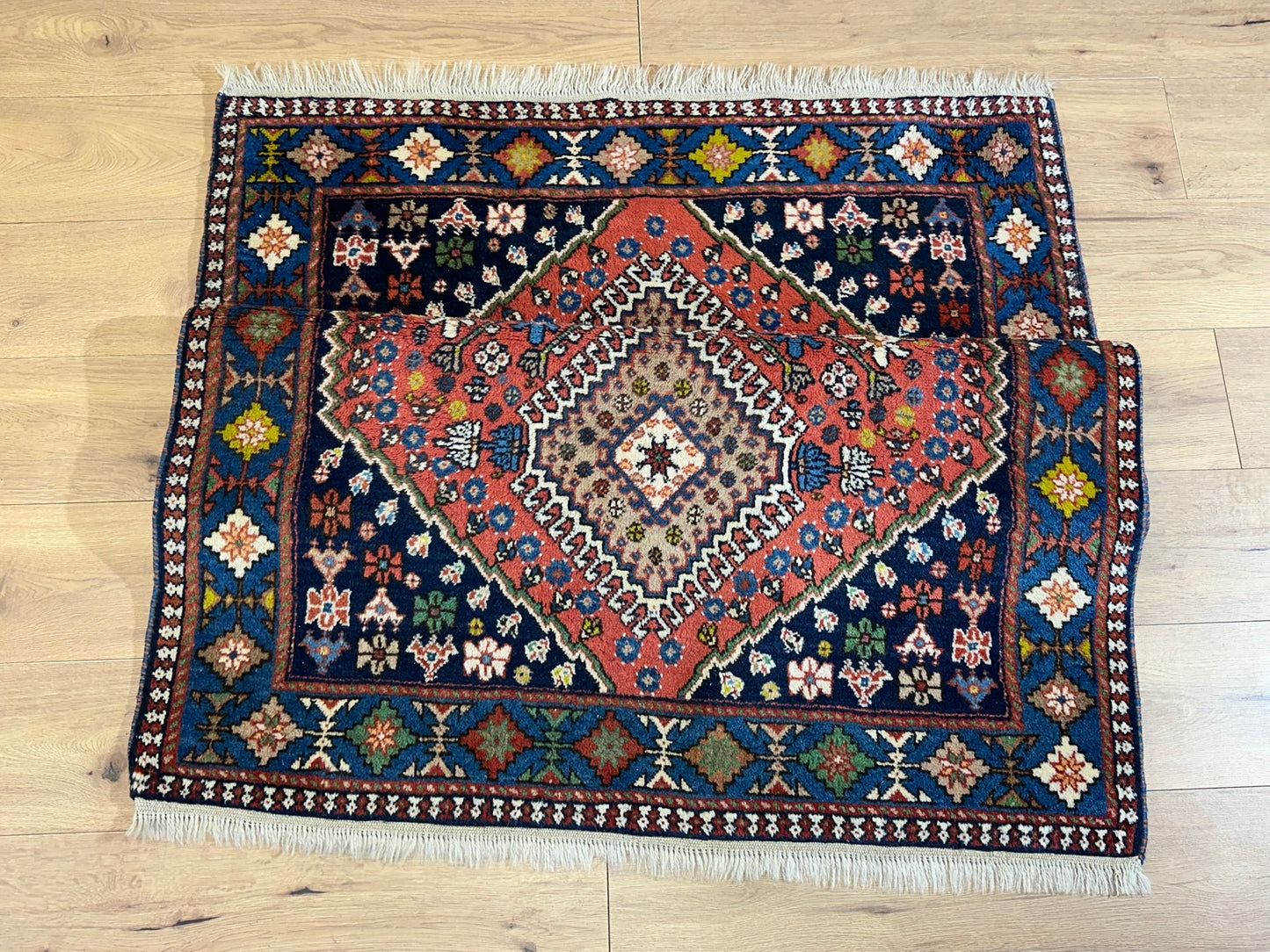 Orientteppich handgeknüpft Gaschgai Yalameh Wolle 157x113 cm