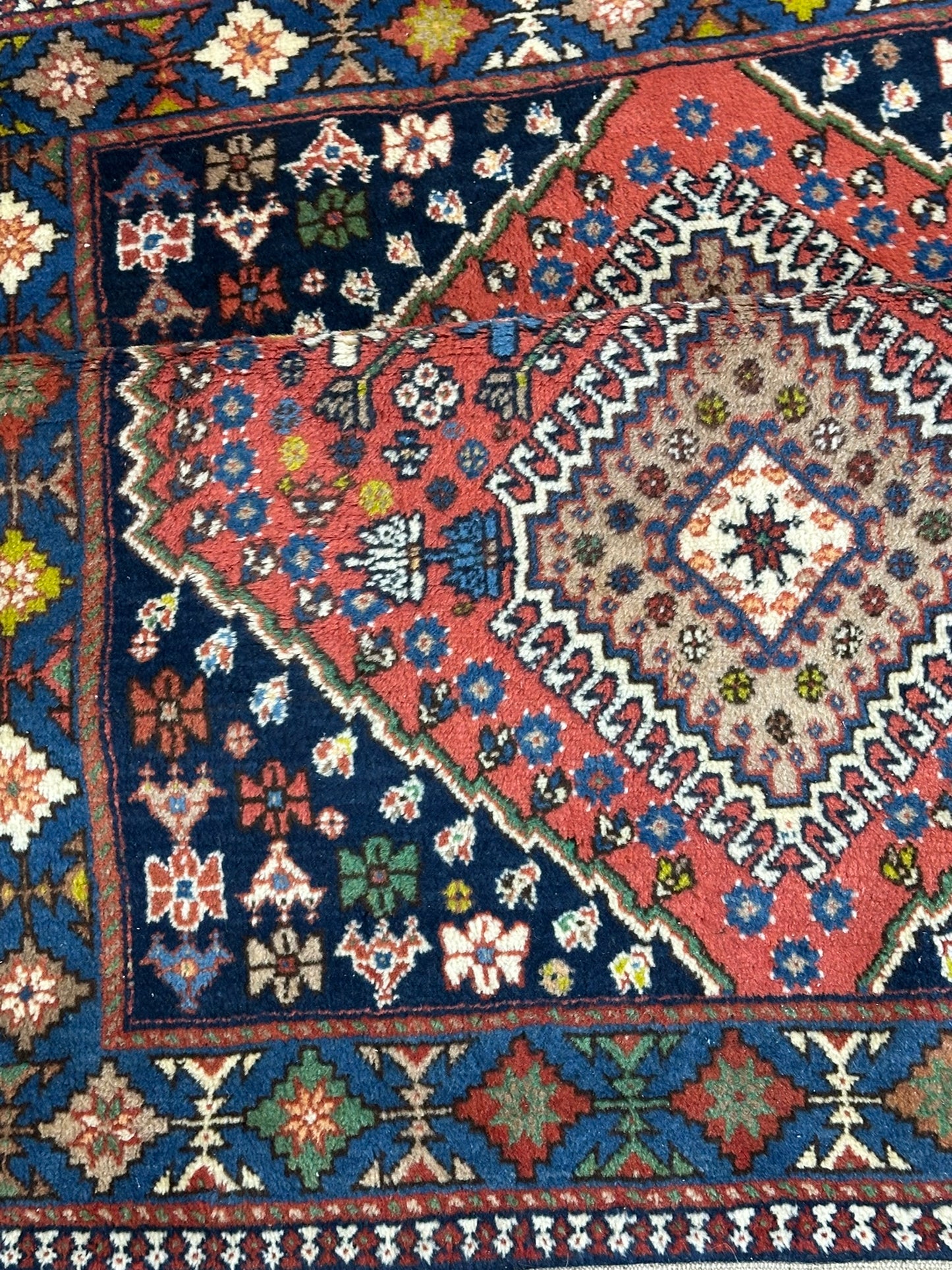 Orientteppich handgeknüpft Gaschgai Yalameh Wolle 157x113 cm