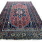 Antik Orientteppich handgeknüpft Bidjar Antik Wolle 207x130 cm