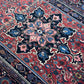 Antik Orientteppich handgeknüpft Bidjar Antik Wolle 207x130 cm