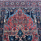Antik Orientteppich handgeknüpft Bidjar Antik Wolle 207x130 cm