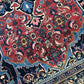 Antik Orientteppich handgeknüpft Bidjar Antik Wolle 207x130 cm