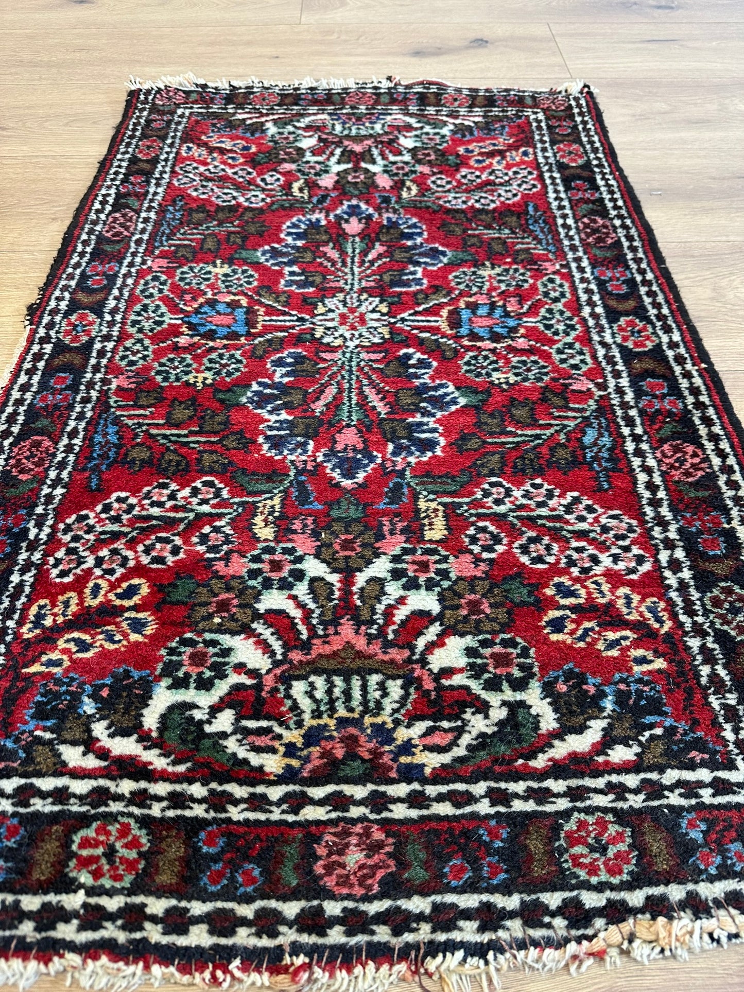 Orientteppich handgeknüpft Sarough 97x60 cm