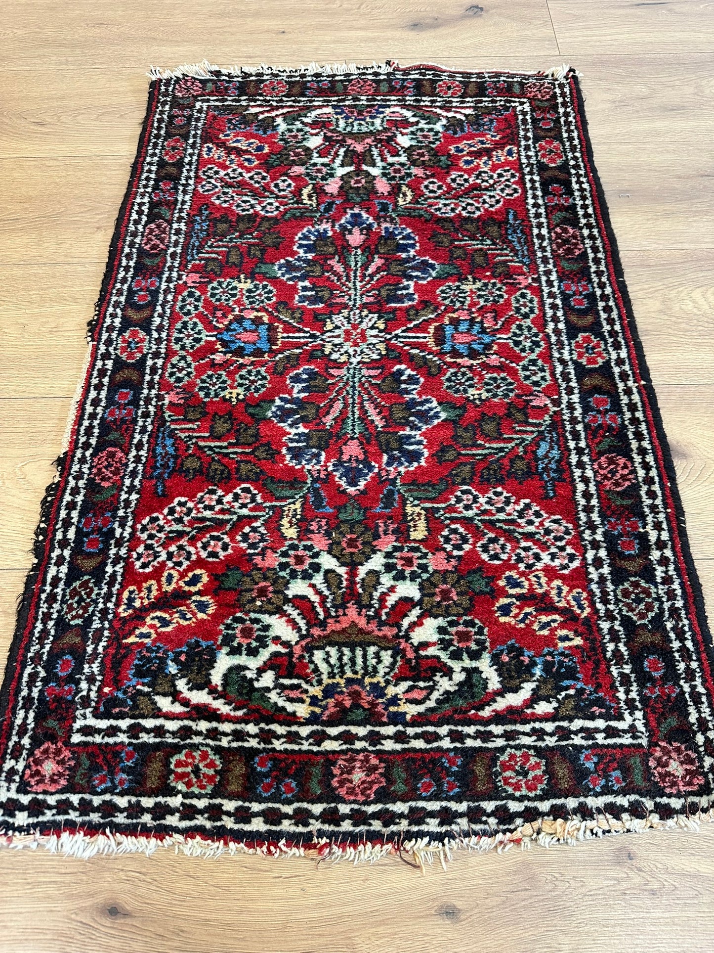 Orientteppich handgeknüpft Sarough 97x60 cm