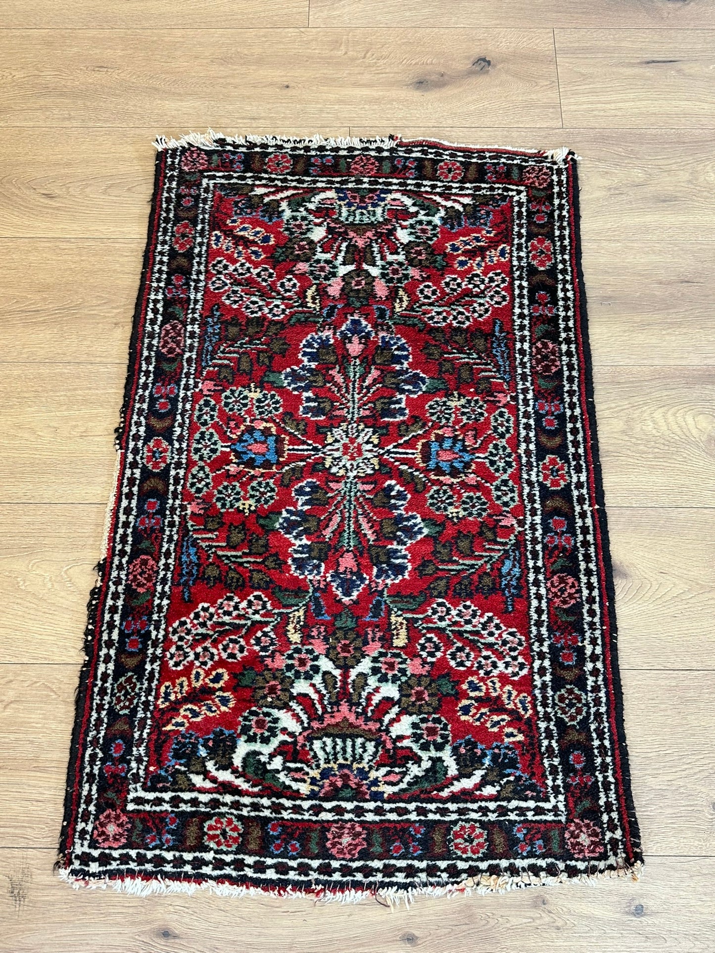 Orientteppich handgeknüpft Sarough 97x60 cm