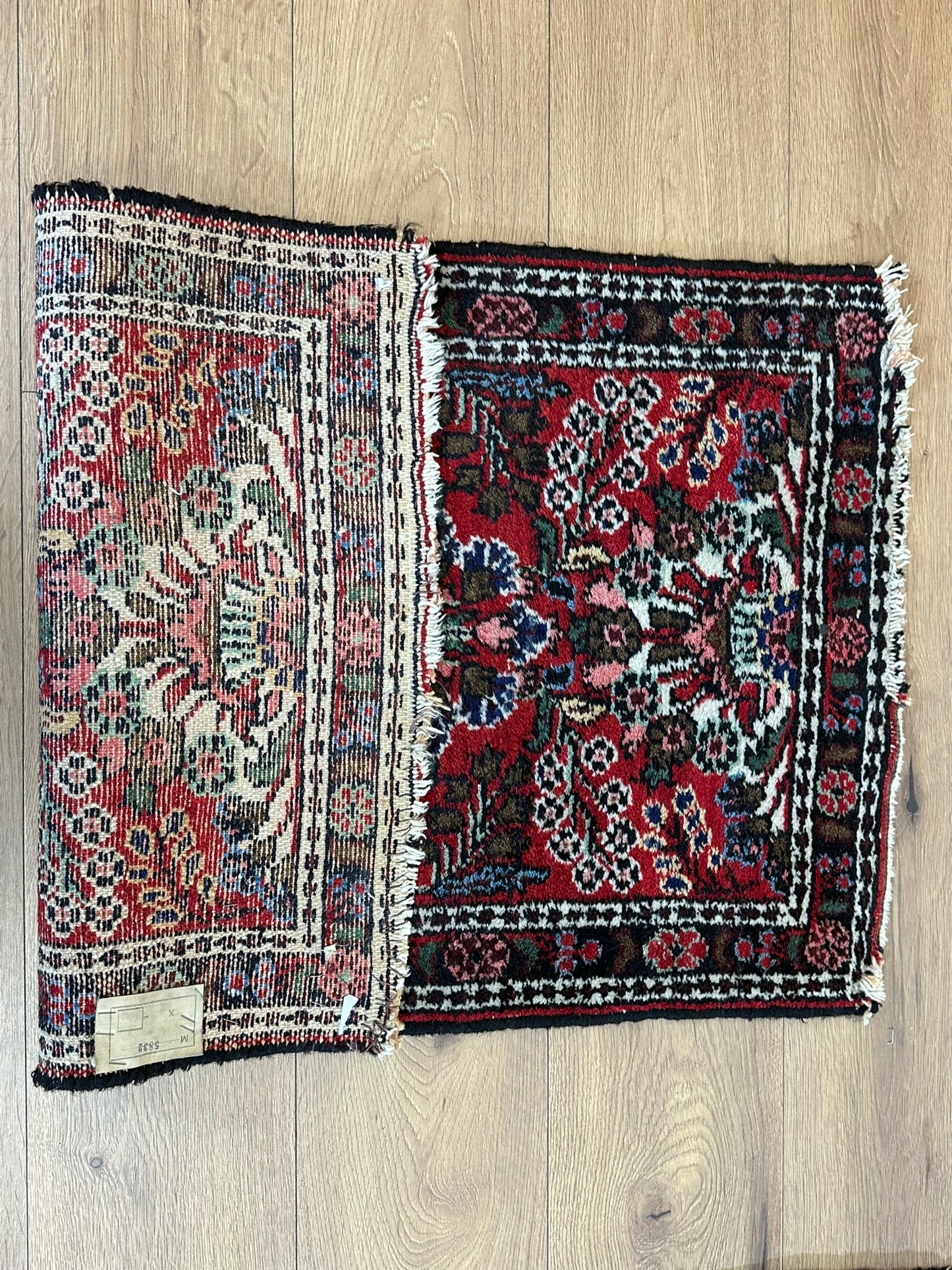 Orientteppich handgeknüpft Sarough 97x60 cm