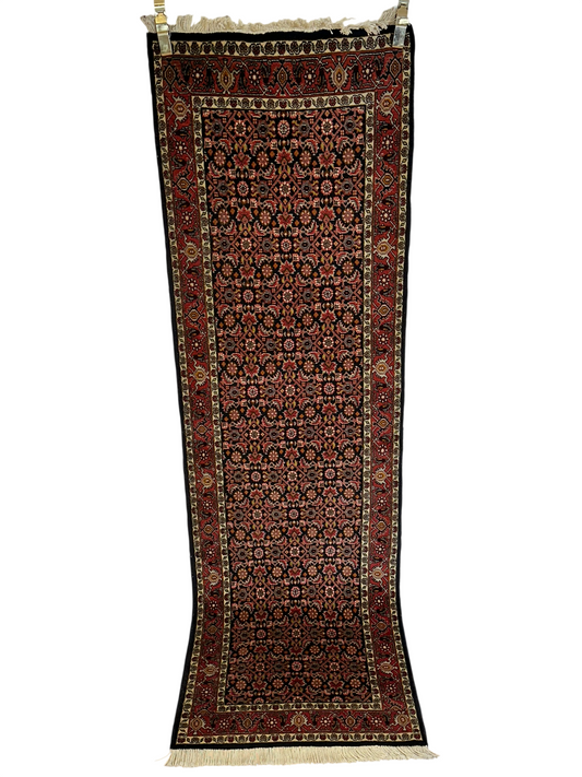 Orientteppich handgeknüpft Bidjar Läufer 245x75 cm