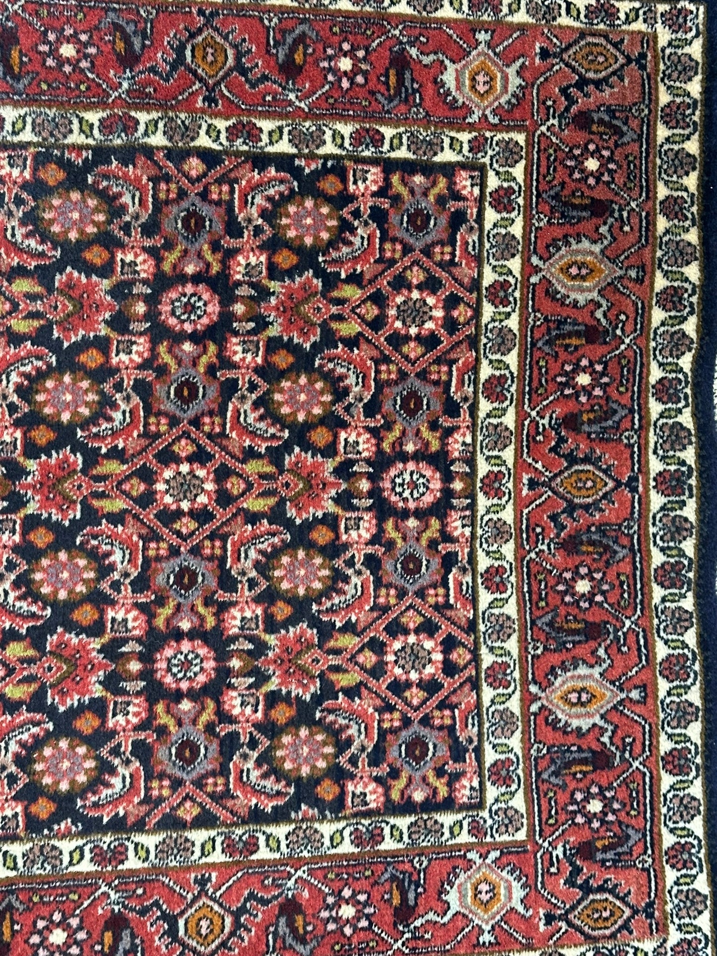 Orientteppich handgeknüpft Bidjar Läufer 245x75 cm