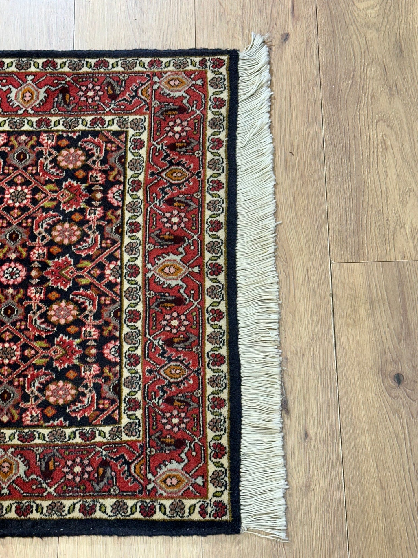 Orientteppich handgeknüpft Bidjar Läufer 245x75 cm