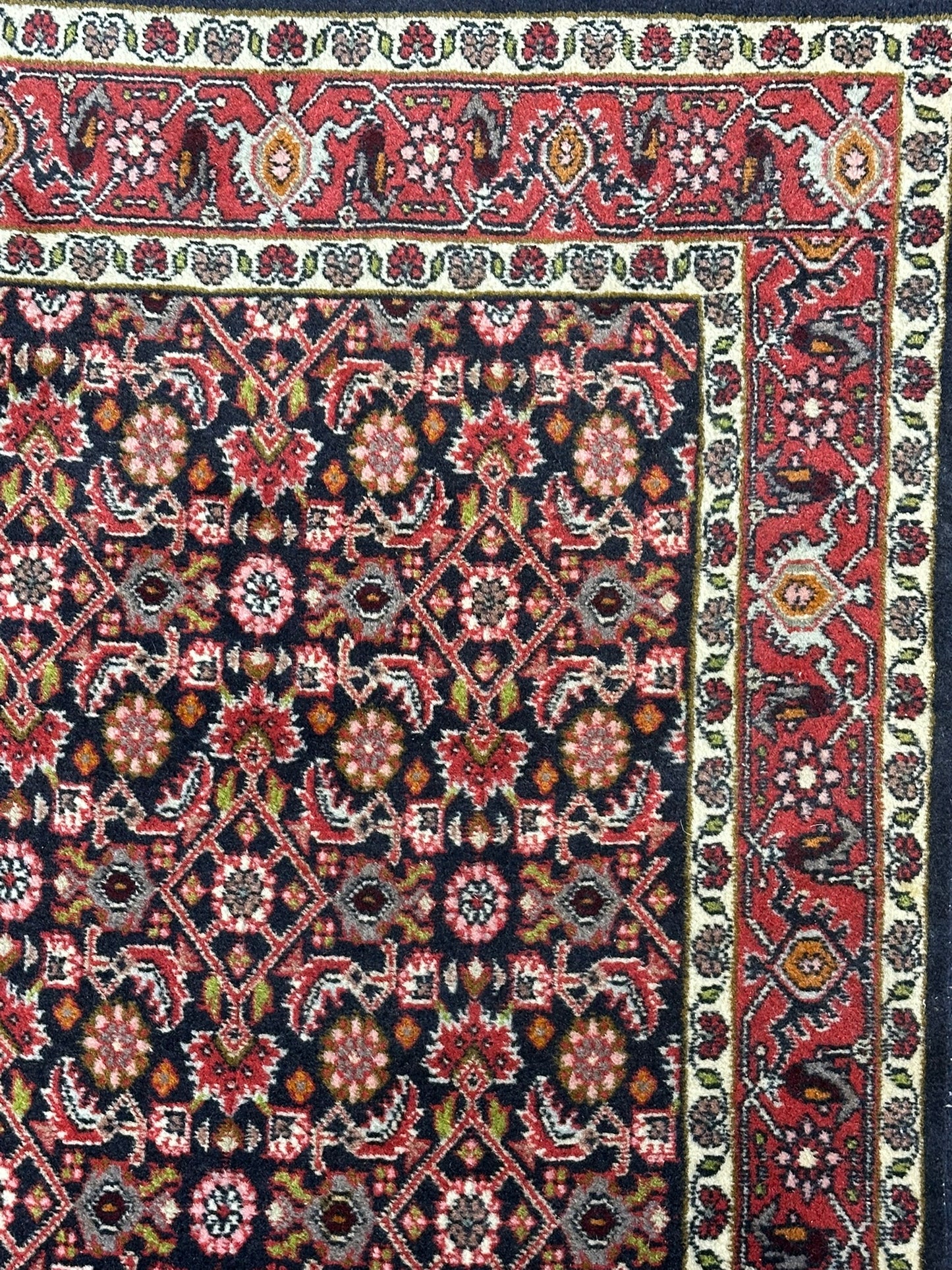 Orientteppich handgeknüpft Bidjar Läufer 245x75 cm