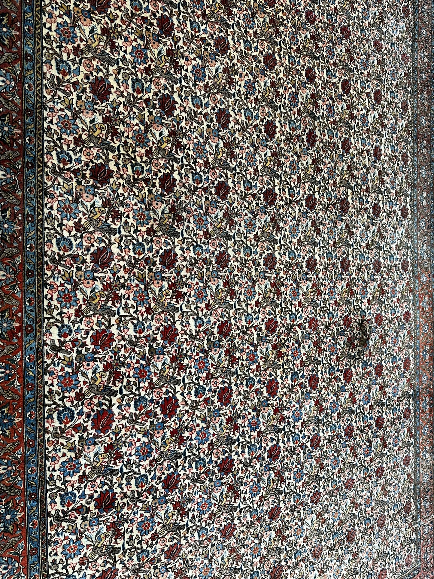 Handgeknüpft Perser Teppich Ghom 315x220 cm – Antikes Paradies Muster