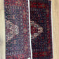 Orientteppich handgeknüpft Bidjar Läufer 176x35 cm