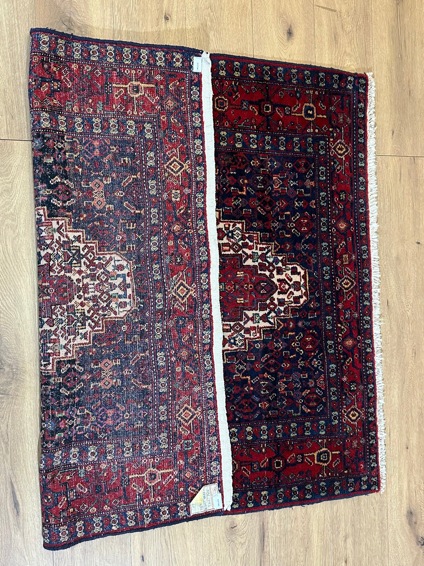 Orientteppich handgeknüpft Bidjar Läufer 176x35 cm