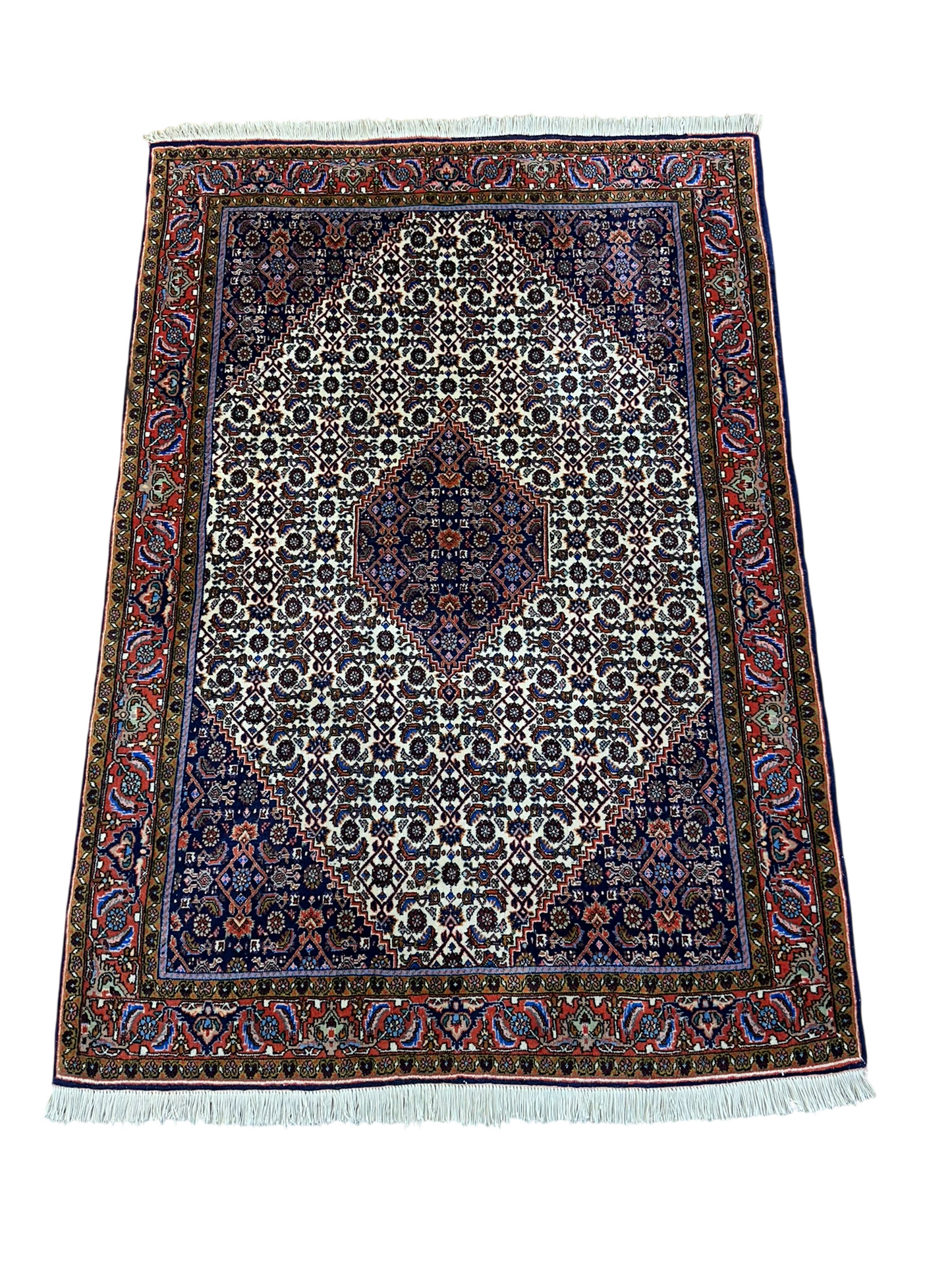 Orientteppich handgeknüpft Bidjar Top 165x115 cm
