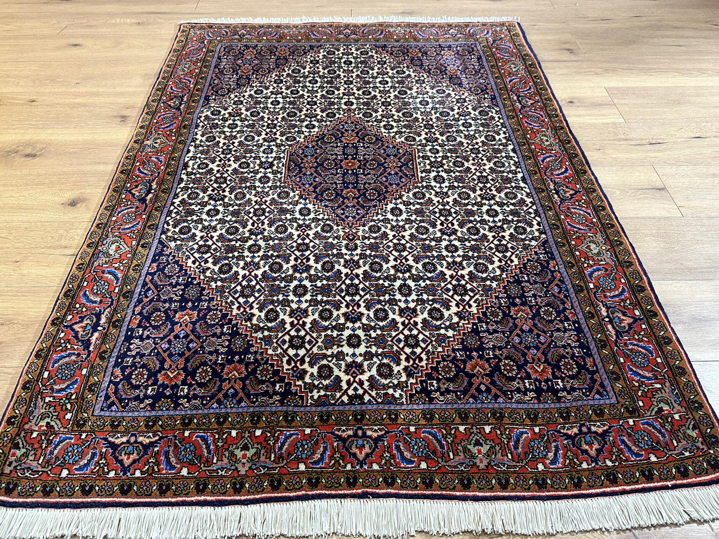 Orientteppich handgeknüpft Bidjar Top 165x115 cm