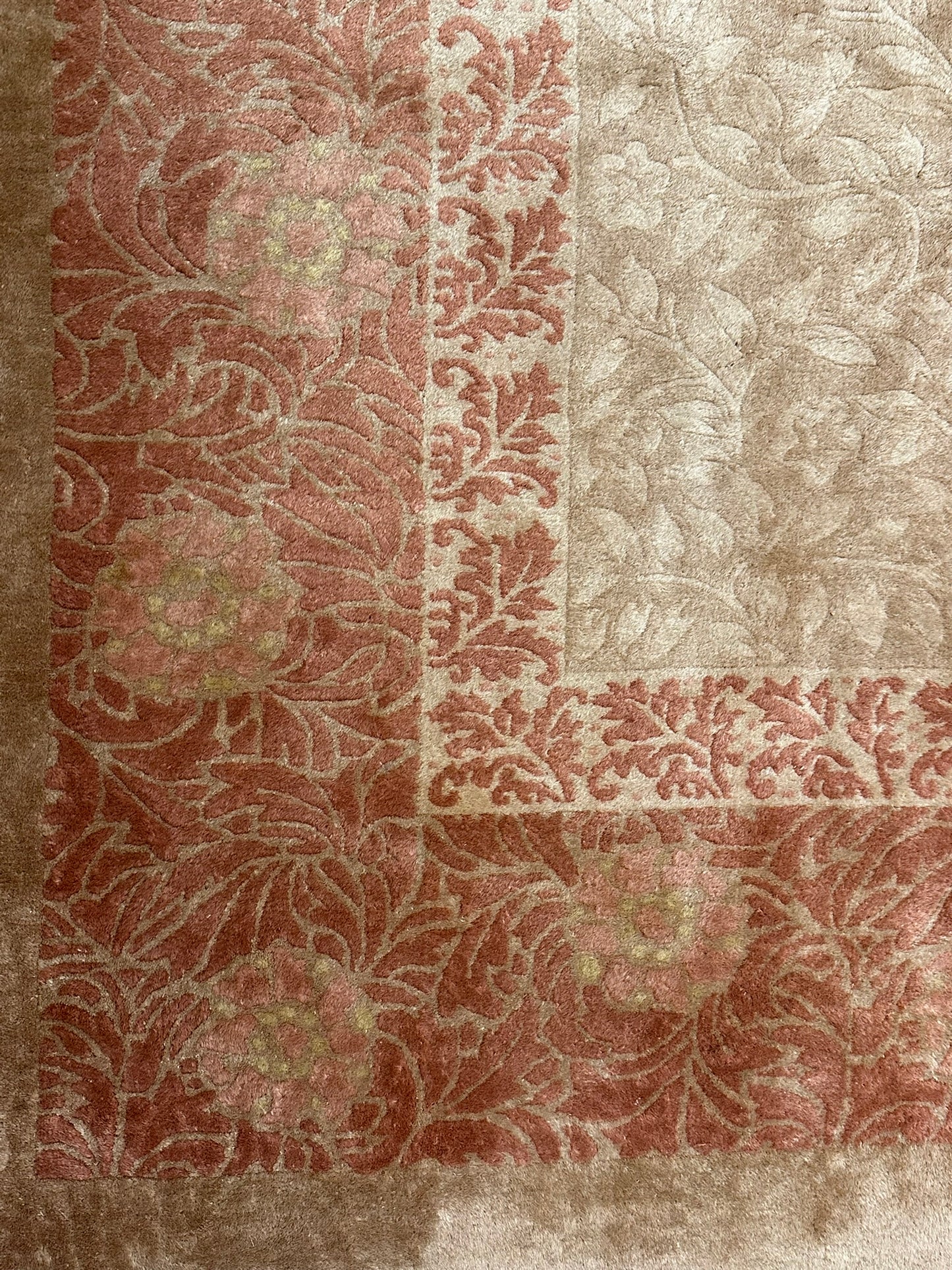 Semi Antik Handgeknüpfter China Teppich Art Deco 356x272 cm