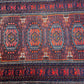 Orientteppich handgeknüpft Belutsch Wolle 200x112 cm