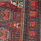 Orientteppich handgeknüpft Belutsch Wolle 200x112 cm