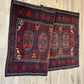 Orientteppich handgeknüpft Belutsch Wolle 200x112 cm