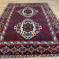 Orientteppich handgeknüpft Afschari Wolle Naturfarben 208x155 cm