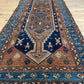 Antik Orientteppich handgeknüpft Malayer  Naturfarben 305x108 cm