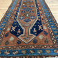Antik Orientteppich handgeknüpft Malayer  Naturfarben 305x108 cm