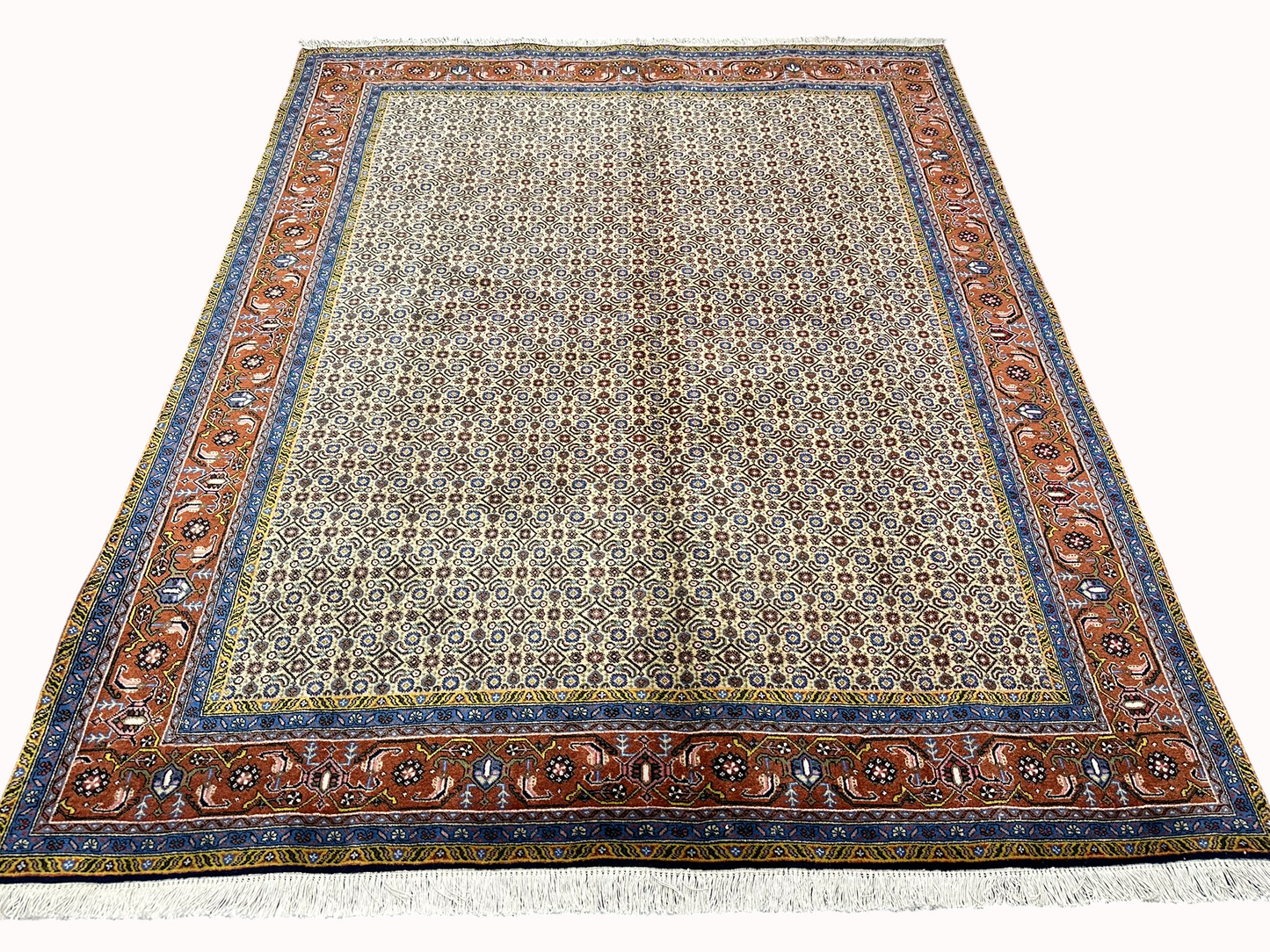 Handgeknüpfter Perser Teppich Täbriz 240x195cm – Mahi Muster