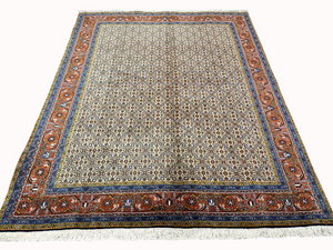 Handgeknüpfter Perser Teppich Täbriz 240x195cm – Mahi Muster