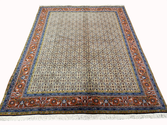 Handgeknüpfter Perser Teppich Täbriz 240x195cm – Mahi Muster