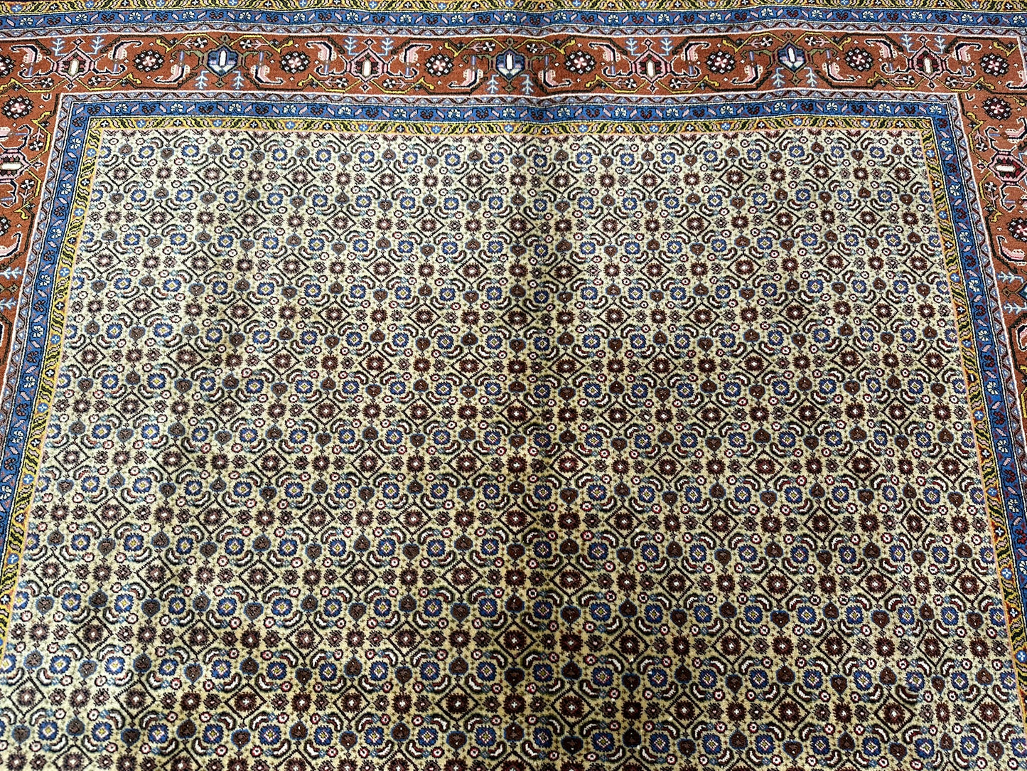 Handgeknüpfter Perser Teppich Täbriz 240x195cm – Mahi Muster