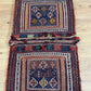 Antik Orientteppich handgeknüpft Bachtiari Salztsche  Naturfarben 92x60 cm