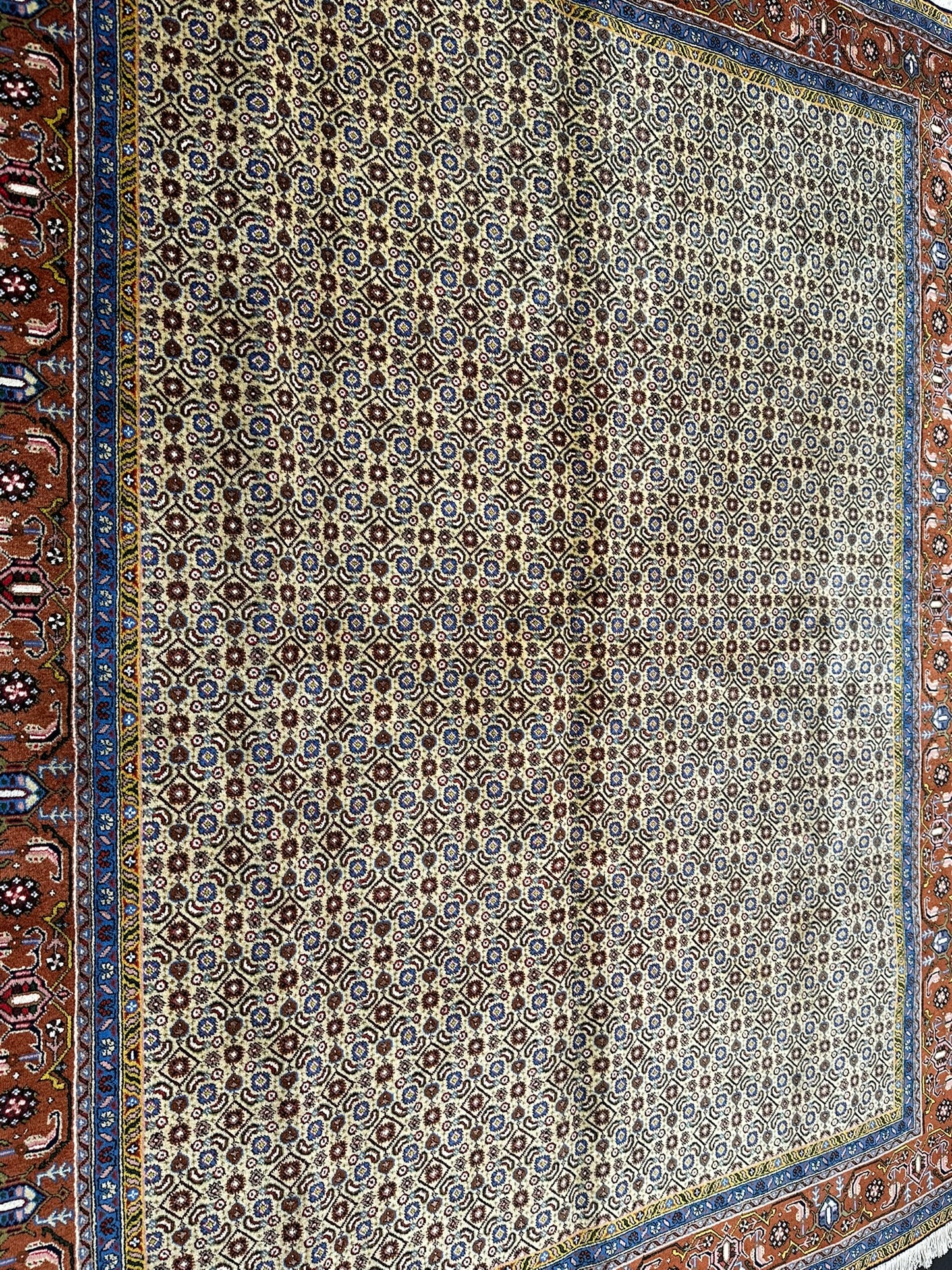 Handgeknüpfter Perser Teppich Täbriz 240x195cm – Mahi Muster