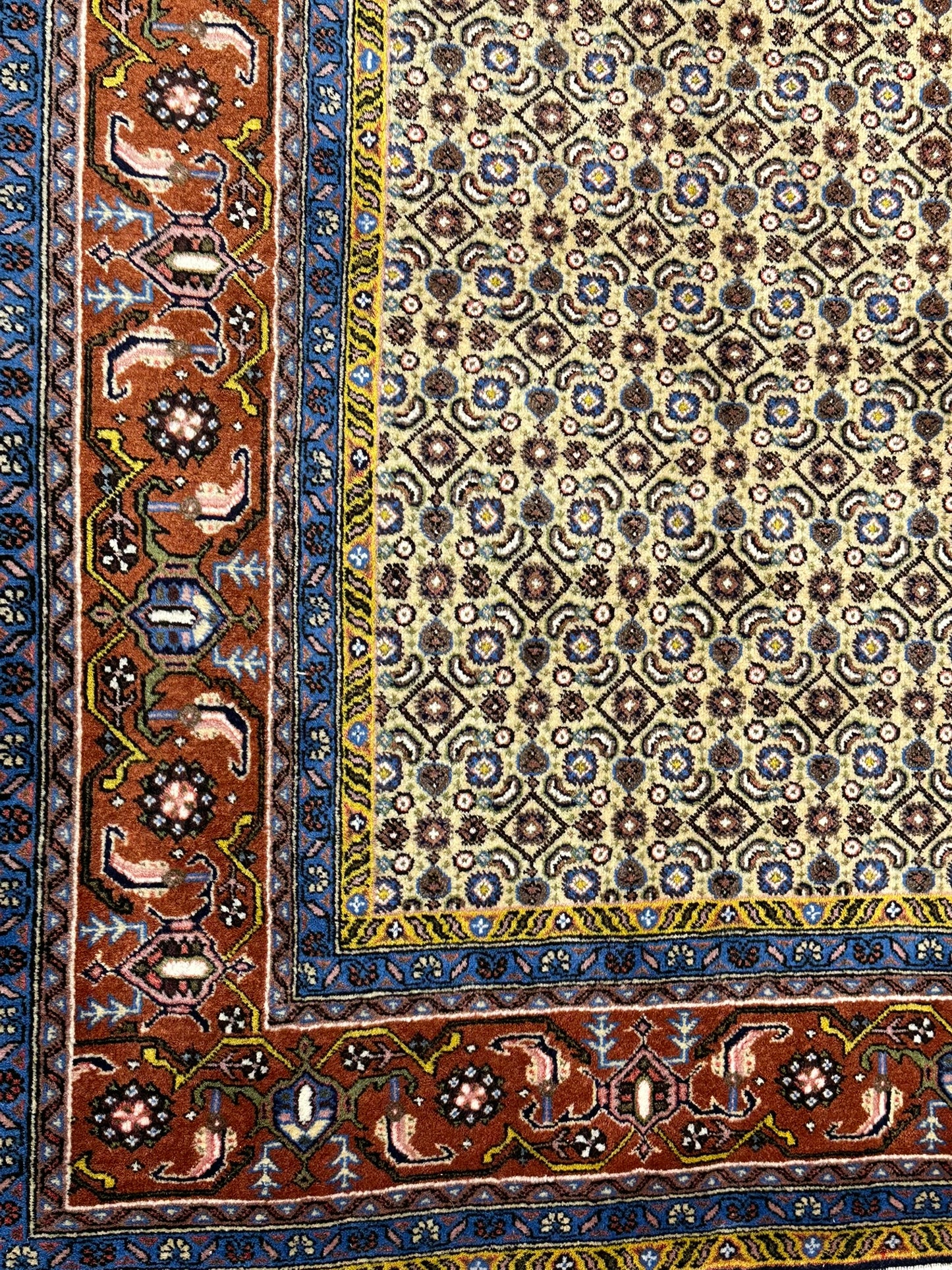 Handgeknüpfter Perser Teppich Täbriz 240x195cm – Mahi Muster