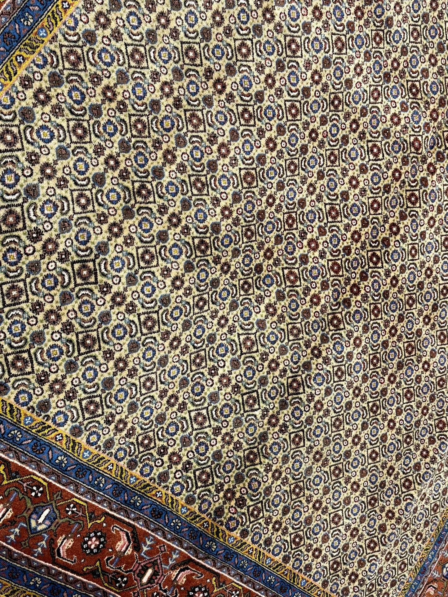 Handgeknüpfter Perser Teppich Täbriz 240x195cm – Mahi Muster