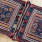 Antik Orientteppich handgeknüpft Bachtiari Salztsche  Naturfarben 92x60 cm
